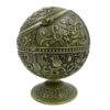 Metall Aschenbecher Globus – Exklusiver Design Aschenbecher mit Deckel
