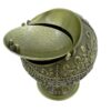 Metall Aschenbecher Globus – Exklusiver Design Aschenbecher mit Deckel