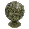 Metall Aschenbecher Globus – Exklusiver Design Aschenbecher mit Deckel