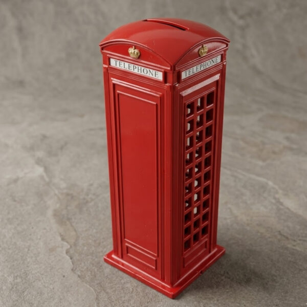 London Telefonzelle Spardose – Originelle Deko 18 cm