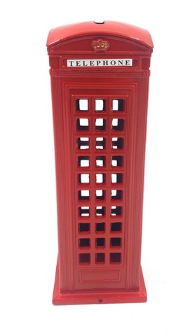 London Telefonzelle Spardose – Originelle Deko 18 cm