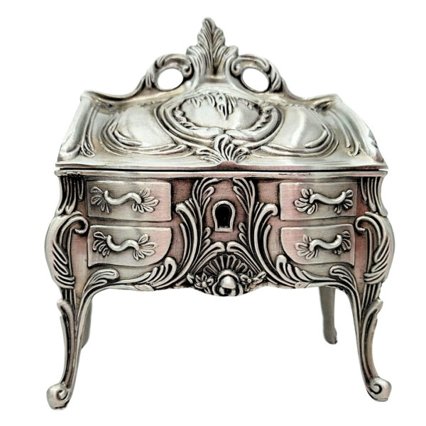 Vintage Schmuckschatulle Metall – 2056M