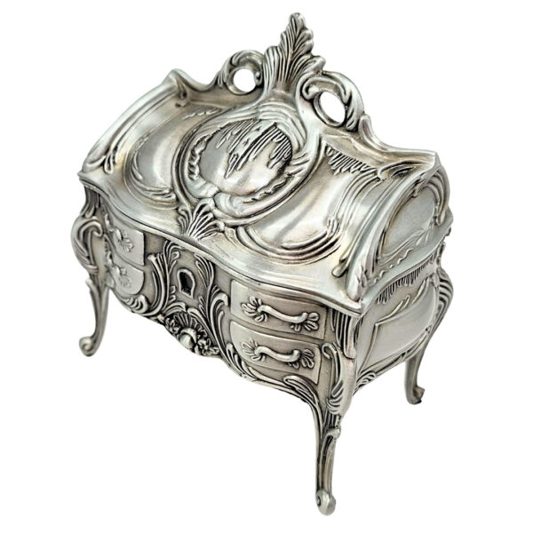 Vintage Schmuckschatulle Metall – 2056M