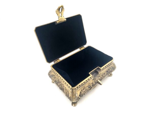 Goldene Schmuckschatulle Metall - Elegant - 21-20L