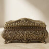 Goldene Schmuckschatulle Metall - Elegant - 21-20L