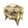 Goldene Metall Schatulle - Elegant - 2139M