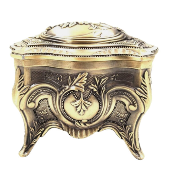 Goldene Metall Schatulle - Elegant - 2139M