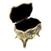Goldene Metall Schatulle - Elegant - 2139M