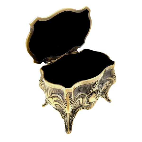 Goldene Metall Schatulle - Elegant - 2139M