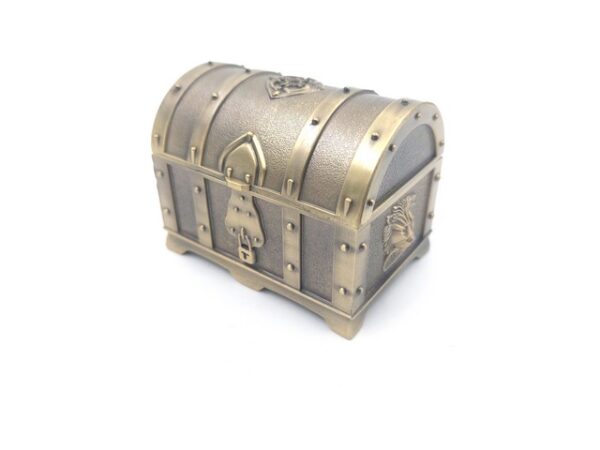 Schatztruhe Metall – Vintage Aufbewahrungsbox