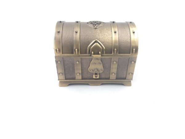 Schatztruhe Metall – Vintage Aufbewahrungsbox