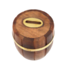 Spardose Fass Holz – Rustikale Geschenkidee