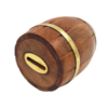 Spardose Fass Holz – Rustikale Geschenkidee