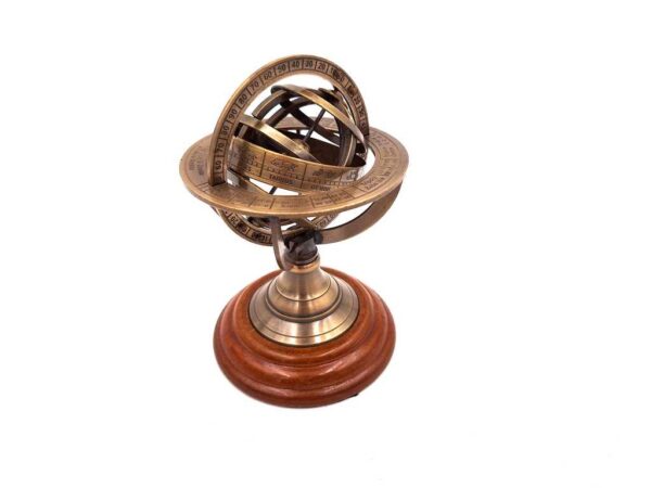 Astrolabium aus Messing – Elegante Retro-Dekoration NI351
