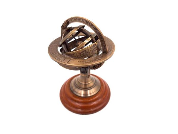 Astrolabium aus Messing – Elegante Retro-Dekoration NI351