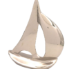 Modernes Yachtmodell Metall - Eleganter Blickfang für maritime Wohnräume