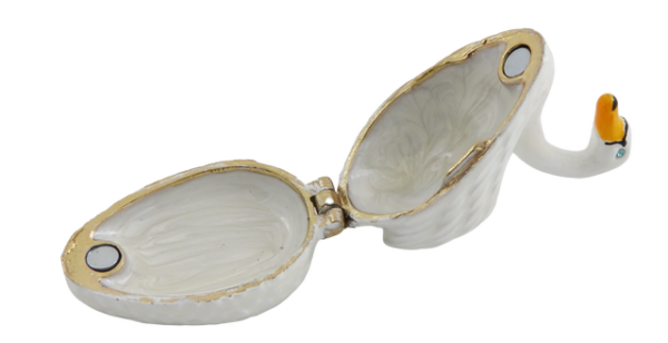 Schmuckkästchen Schwan Kristalle – Elegante Schatulle