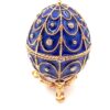 Blaue Fabergé Ei Schmuckdose - Zeitlose Eleganz