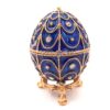 Blaue Fabergé Ei Schmuckdose - Zeitlose Eleganz