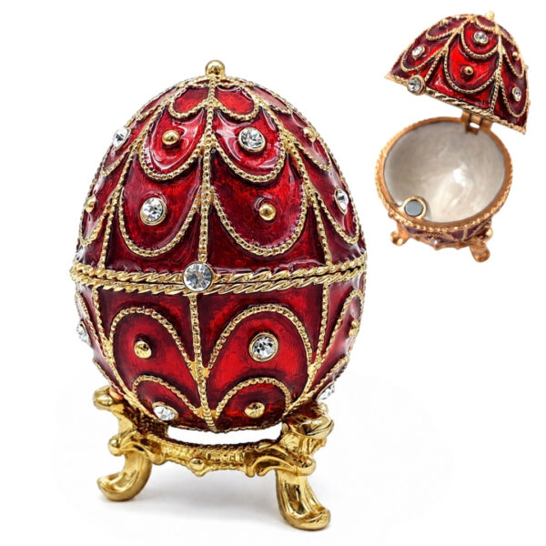 Fabergé Ei Schmuckdose - Luxuriöse Eleganz