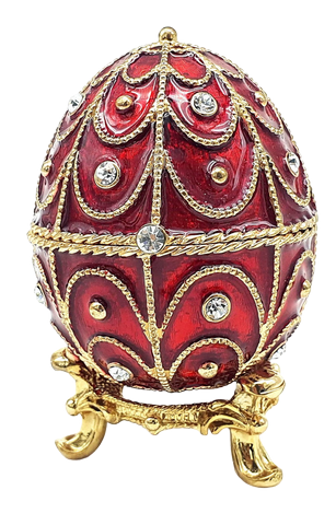Fabergé Ei Schmuckdose - Luxuriöse Eleganz