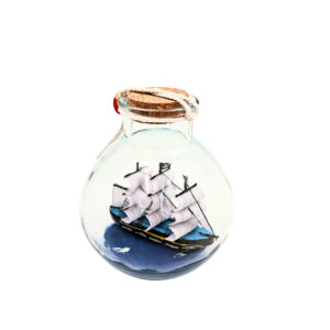 Segelschiff in Flasche - Maritime Eleganz