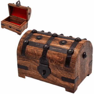 Holz Schatztruhe Geschenkbox – Rustikale Aufbewahrung