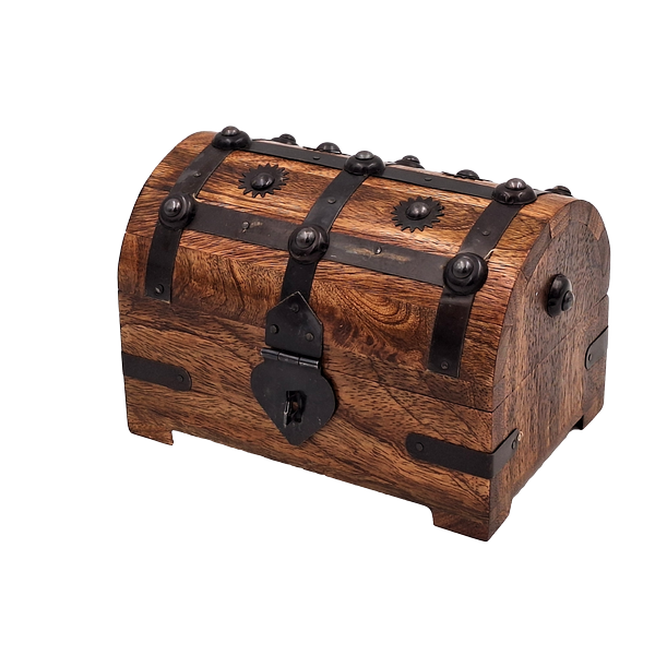 Holz Schatztruhe Geschenkbox – Rustikale Aufbewahrung