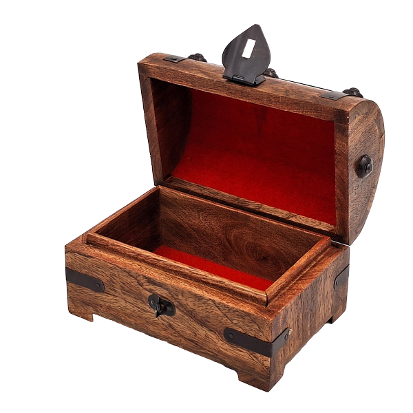 Holz Schatztruhe Geschenkbox – Rustikale Aufbewahrung