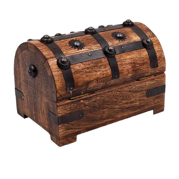 Holz Schatztruhe Geschenkbox – Rustikale Aufbewahrung