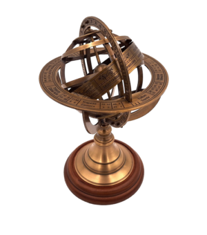 Messing Astrolabium - Elegante Astronomie Dekoration