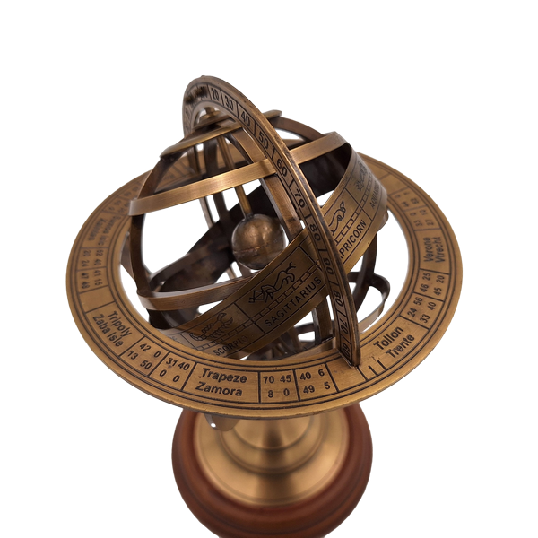 Messing Astrolabium - Elegante Astronomie Dekoration