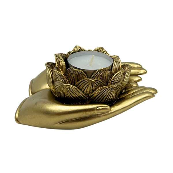 Teelichthalter Hand - Eleganter Glamour Kerzenhalter