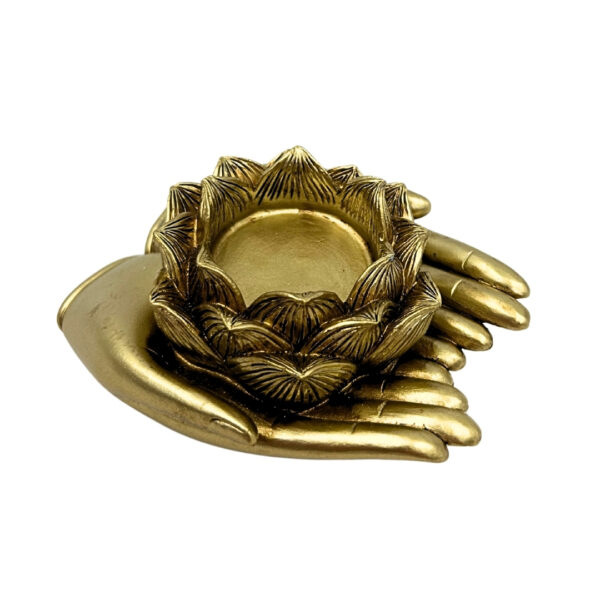 Teelichthalter Hand - Eleganter Glamour Kerzenhalter