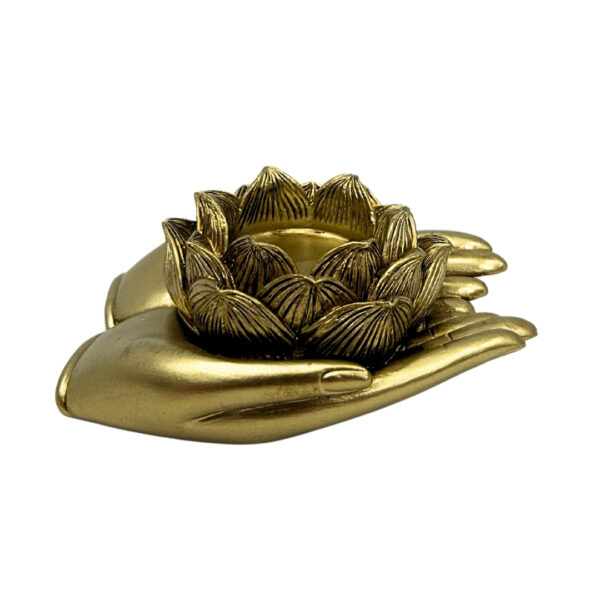 Teelichthalter Hand - Eleganter Glamour Kerzenhalter
