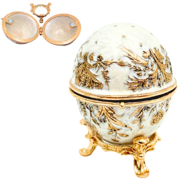 Fabergé Ei Schatulle Kristalle - Luxuriöse Eleganz