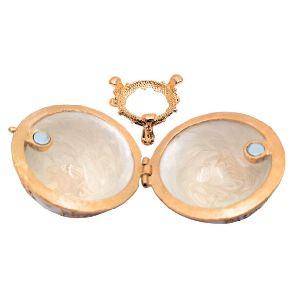 Fabergé Ei Schatulle Kristalle - Luxuriöse Eleganz