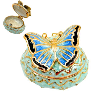 Schmuckkästchen Schmetterling Kristalle - Eleganter Blickfang