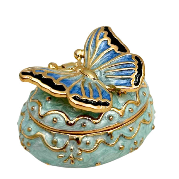 Schmuckkästchen Schmetterling Kristalle - Eleganter Blickfang