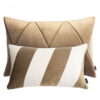 Beige Dekokissen 2er Set Touch Stripes - Stilvoll Modern
