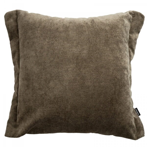 Braunes Dekokissen PEPPER – Exklusives Sofakissen 50x40 cm
