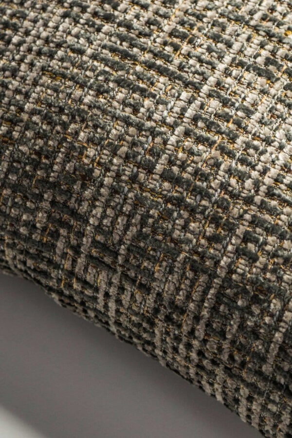 Braunes Bouclé Dekokissen TELI – Exklusives Sofakissen 50x50 cm