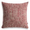 Rot Beige Dekokissen 50x50 cm - Eleganter Blickfang