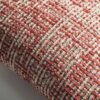 Rot Beige Strukturkissen 50x30 cm - Stilvoller Akzent