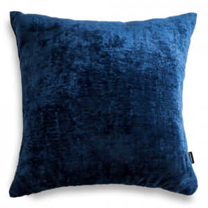 Dunkelblaues Dekokissen BERGEN – Exklusives Sofakissen 50x50 cm