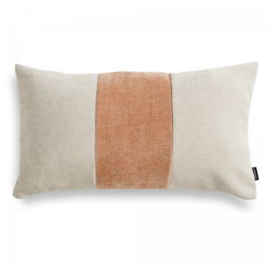 Creme-rosa Dekokissen Rolo – Stilvoller Blickfang 50x30 cm