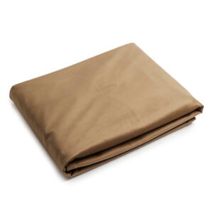 Beige Velours Tagesdecke VELVET – Exklusiver Bettüberwurf 220x140 cm