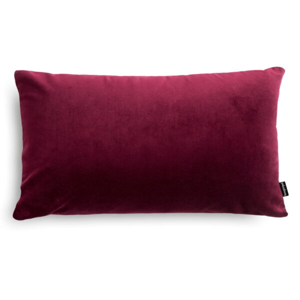 Bordeaux Samtkissen 50x30 cm - Exklusiver Wohnakzent