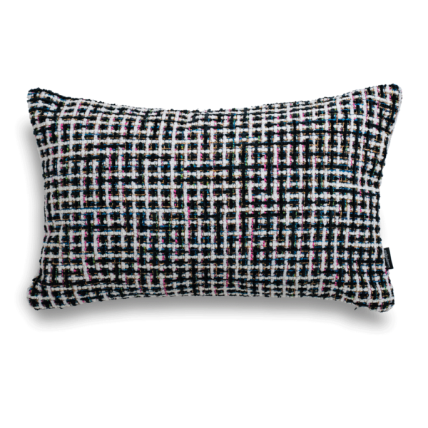Mehrfarbiges Bouclé Dekokissen Teli - Stilvoll 50x30 cm