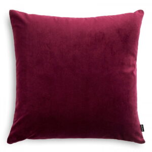 Bordeaux Velvet Dekokissen 45x45 - Edler Wohnakzent